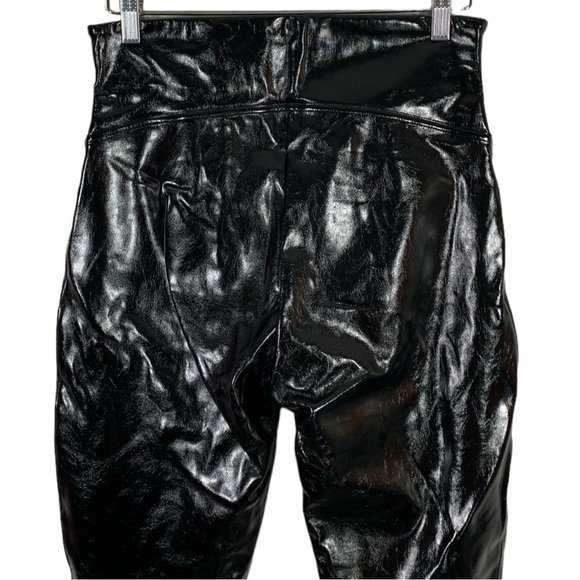 Spanx Faux Patent Leather High Waist Leggings Size Large - Picture 6 of 9